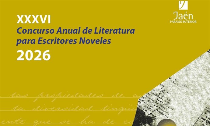 Cartel del XXXVI Concurso Anual de Literatura para Escritores Noveles