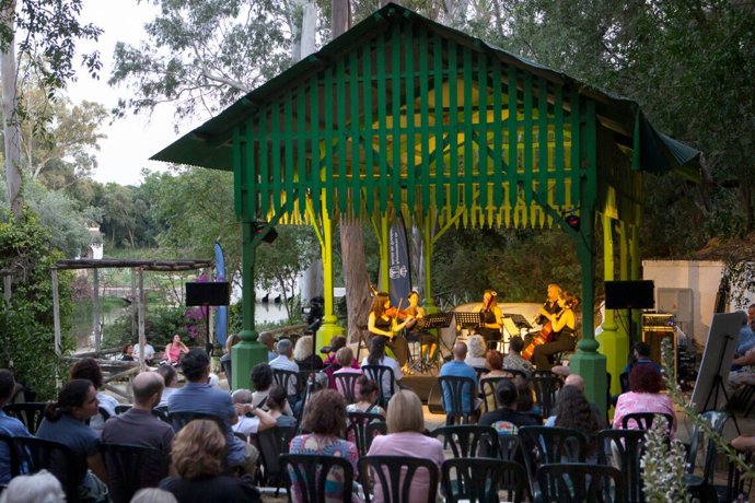 El kiosko de la música del Parque Oromana de Alcalá