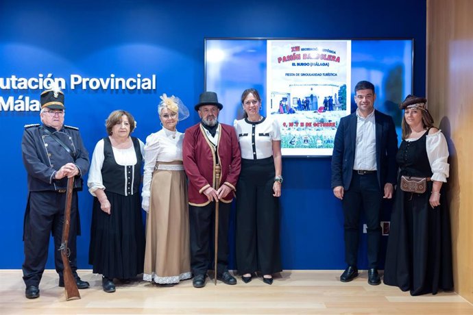 Presentación decimotercera Recreación Histórica Pasión Bandolera de El Burgo, Málaga.