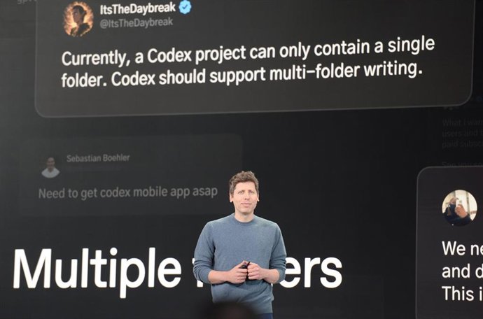Fotografía del CEO de OpenAI, Sam Altman.