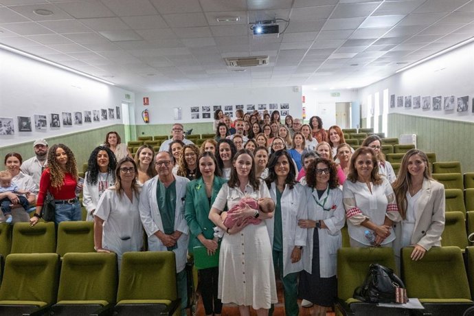 Asistentes a las I Jornadas de Lactancia Materna.