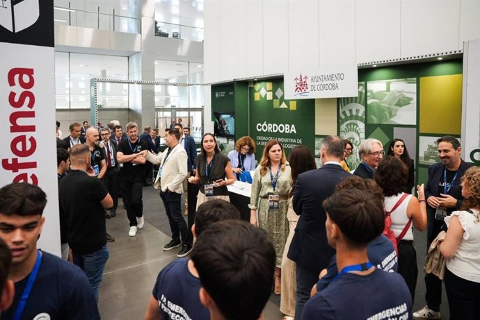 Estand del Ayuntamiento de Córdoba en Indudef en el Centro de Exposiciones Ferias y Convenciones (CEFC).