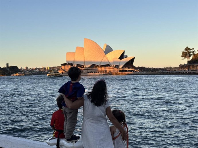 Viajar en familia. Opera de Sydney