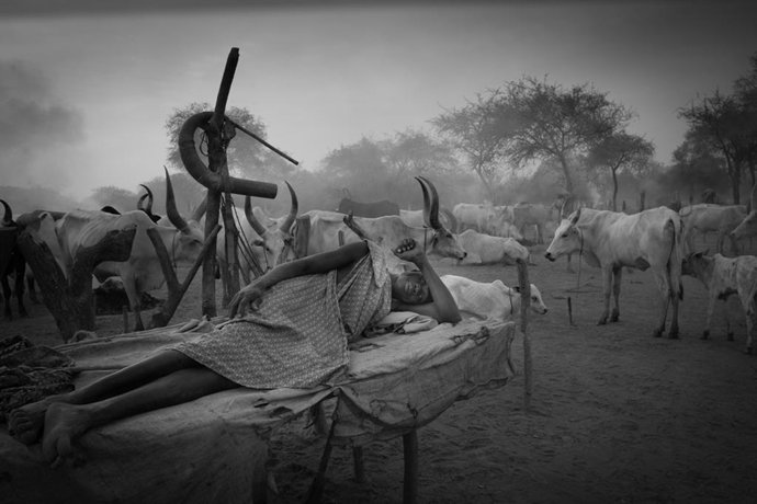 Archivo - Una de las fotografías de la exposición de Leny Pellitero que se podrá visitar desde mañana en el Centro Leonés de Arte.