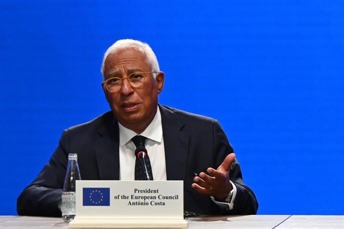 Archivo - El presidente del Consejo Europeo, António Costa