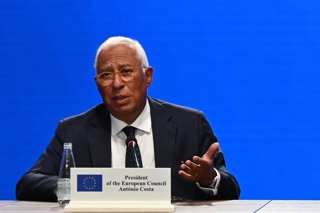 Archivo - 24 August 2026, Ukraine, Kiev: President of the European Council Antonio Costa attends a press conference at the meeting of Coalition of the Willing in Kiev, on the occasion of the 35th anniversary of Ukraine's Independence Day. Photo: Ansgar Ha