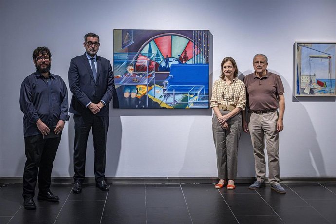 Presentación de la exposición 'Guillermo Pérez Villalta. El laboratorio infinito' en Cádiz.