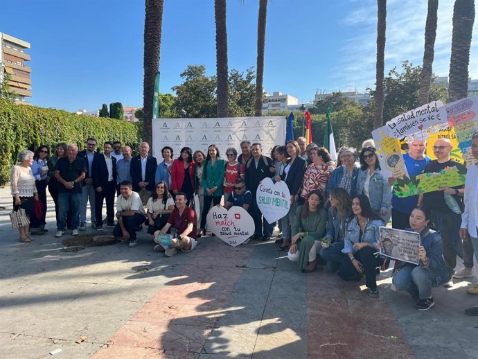 Acto celebrado en Jaén con motivo el Día Mundial de la Salud Mental.