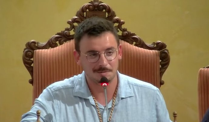 El alcalde de Manacor, Ferran Montero, en el pleno tras su nombramiento