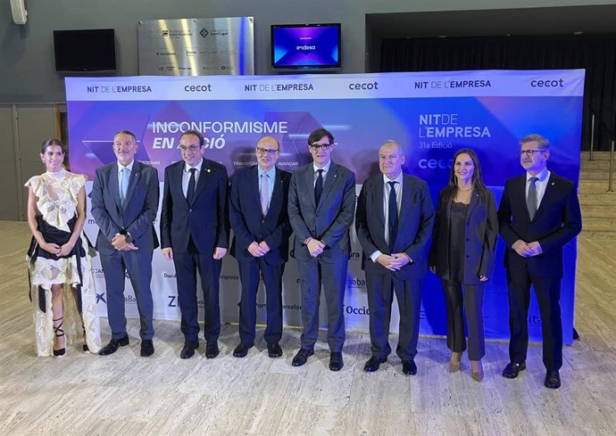 Las autoridades presentes en la 31 Nit de l'Empresa