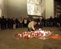 Logroño recuerda a Maricarmen con velas en la plaza del Mercado; "Prendió una mecha que no podemos apagar"