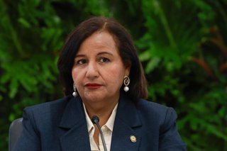 Archivo - La opositora venezolana Dinorah Figura, quien encabeza la delegación de la Asamblea Nacional electa en 2015 en el proceso de diálogo político en Venezuela (archivo)