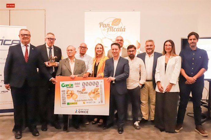 Presentación del cupón en homenaje al Pan de Alcalá