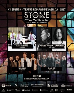 Avance del cartel Stone & music