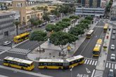 Foto: Los viajeros en guagua urbana aumentan en Canarias un 8,3% en agosto, hasta los 7,98 millones de pasajeros
