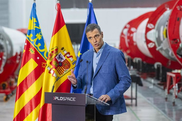 El presidente del Gobierno, Pedro Sánchez, en una visita reciente a la Comunitat Valenciana. 