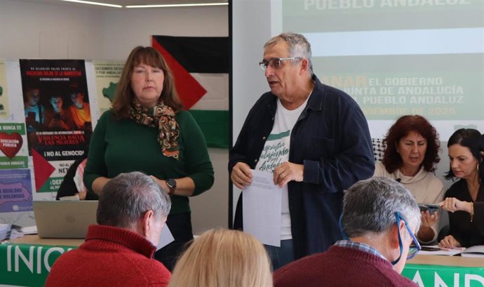 Representantes de Iniciativa del Pueblo Andaluz.