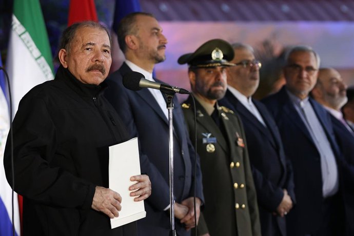 Archivo - Arquivo - Foto de arquivo do presidente da Nicarágua, Daniel Ortega, à esquerda.