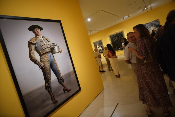 Visitantes en el Museo Carmen Thyssen Málaga