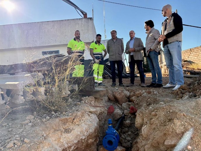 Visita a las obras de la conducción.