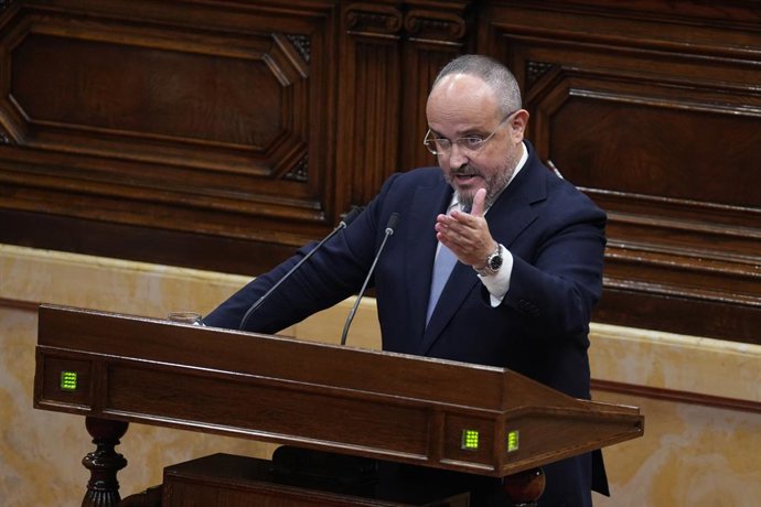 El president del PP de Catalunya, Alejandro Fernández