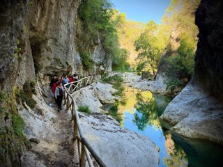 Visita a las obras en la ruta del río Borosa