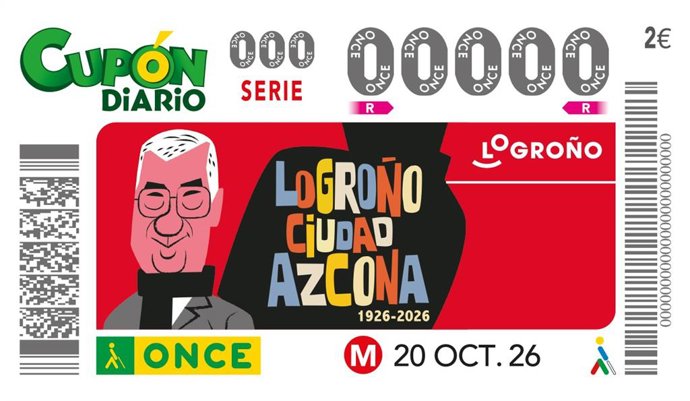 La celebración del Año Rafael Azcona protagonizará el 20 de octubre el cupón de la ONCE