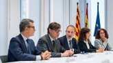 Foto: Illa, Bolaños y Espadaler visitan la sede provisional de la Escuela Judicial en Barcelona