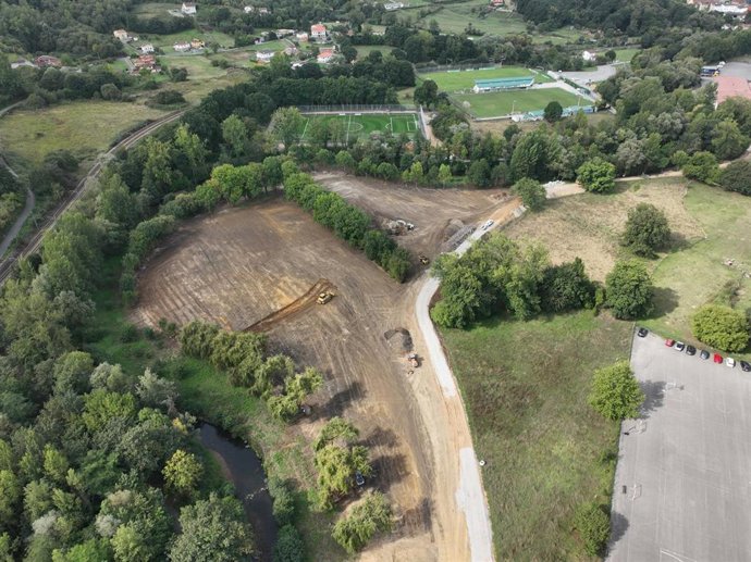 Nuevo campo de fútbol de Colloto.