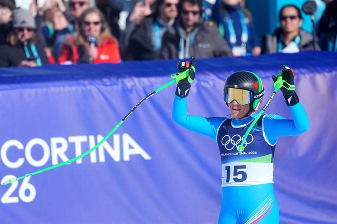 Archivo - La esquiadora italiana Sofia Goggia durante los Juegos de Invierno de 2026