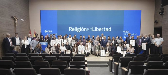 Premiados de la IX edición de los Premios Religión en Libertad.