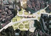 Foto: Aparcamientos en Bailén y Revellín, desvío de calle Norte y "centralidad" del Parque Ebro, ejes de Logroño 1521