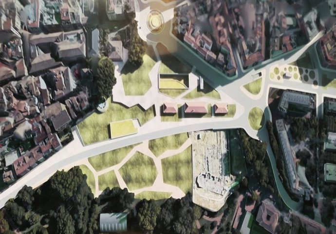 Imagen de la simulación del Proyecto Logroño 1521.