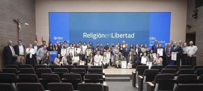 Premiados de la IX edición de los Premios Religión en Libertad.