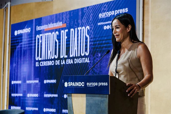 Archivo - La directora ejecutiva de Spain DC, Begoña Villacís, durante el encuentro informativo Spain DC 'Centros de datos: el cerebro de la era digital', a 18 de junio de 2025, en Madrid (España), organizado por Europa Press.