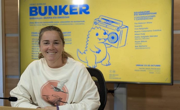 La edil de Cultura de Barakaldo, Nerea Cantero, presenta la cuarta edición de Bunker.
