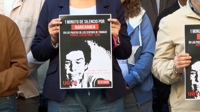 Minutos de silencio en recuerdo a Maricarmen en Madrid y Barcelona