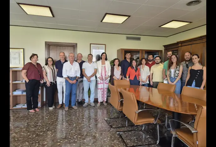 La delegada territorial de Agricultura, Pesca, Agua y Desarrollo Rural en Málaga, Laura Soto, en la jornada de puertas abiertas para las organizaciones agrarias y cooperativas agroalimentarias