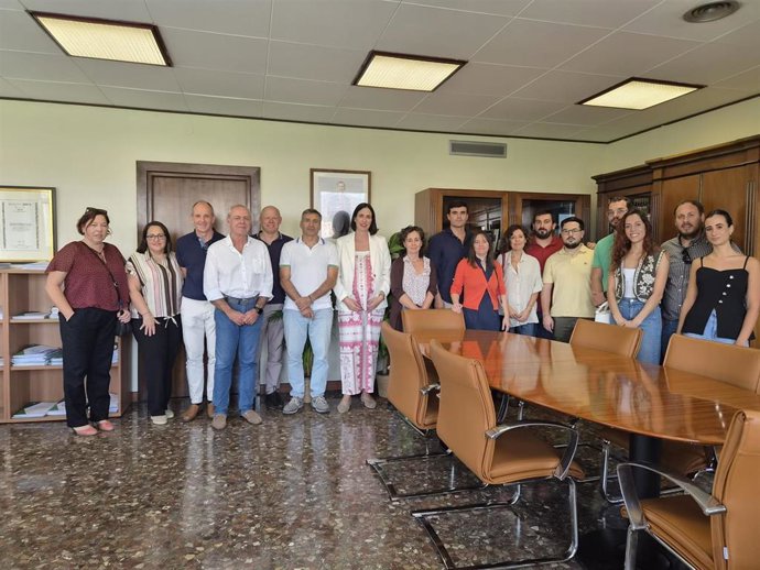 La delegada territorial de Agricultura, Pesca, Agua y Desarrollo Rural en Málaga, Laura Soto, en la jornada de puertas abiertas para las organizaciones agrarias y cooperativas agroalimentarias