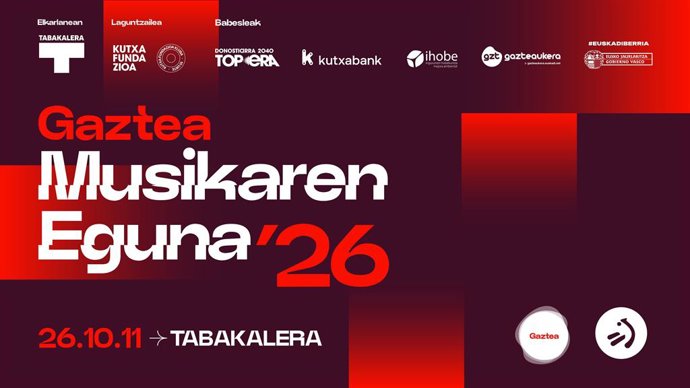 Gaztea irratiak 12 orduko musika festa egingo du igandean Tabakaleran Musikaren Egunaren bigarren edizioan