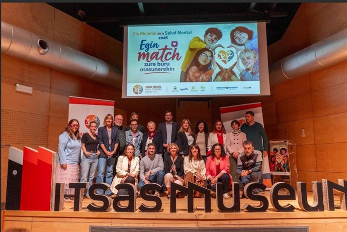 Acto de Salud Mental Euskadi en Bilbao con motivo del 'Día Mundial de la Salud Mental'