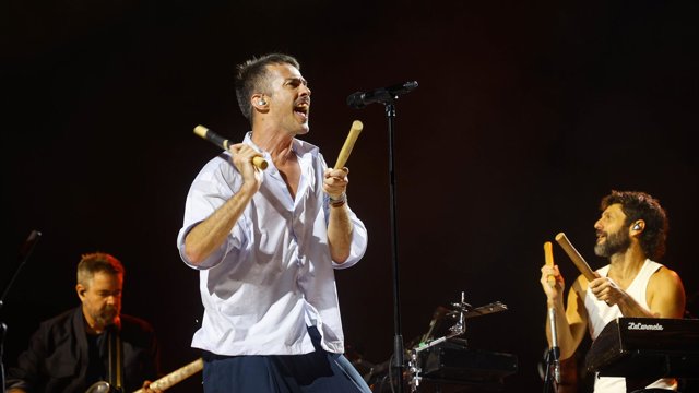 El grupo madrileño Vetusta Morla durante una actuación, en el Palau Sant Jordi, a 2 de octubre de 2026, en Barcelona, Catalunya (España). El concierto se encuadra dentro de su ‘Gira de vuelta’.