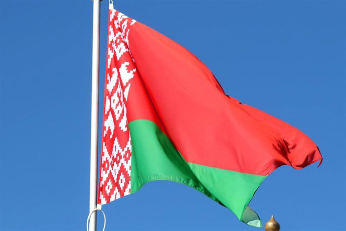 Archivo - Bandera de Bielorrusia.