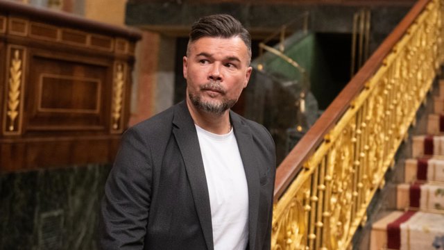 El portavoz de ERC en el Congreso, Gabriel Rufián