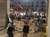 Foto: Unas 1.000 personas marchan en Palma para advertir que el genocidio en Palestina continúa pese al "falso alto al fuego"