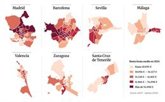 Foto: MAPA | Los barrios más ricos y pobres de España: consulta la renta de tu calle
