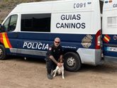 Foto: El guía del perro policía Rony, condecorado en Canarias: "detrás de cada búsqueda hay familias esperando noticias"