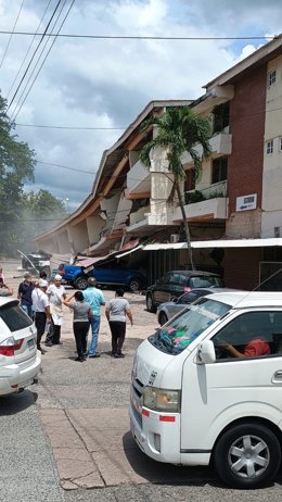 Danos en Panamá a raíz do terrremoto