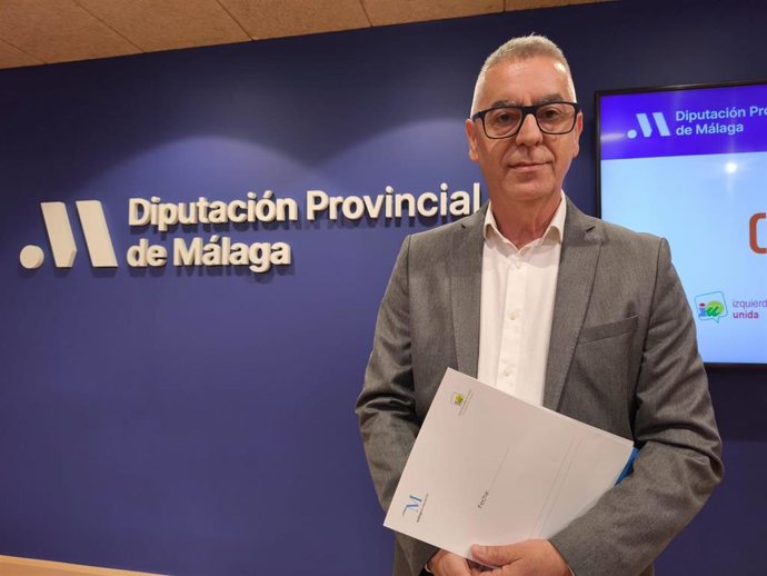 El portavoz del grupo provincial de Con Málaga, Juan Márquez, en una imagen de archivo.