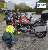 Foto: Dos motoristas heridos en sendas caídas en Mugiro y las Bardenas Reales